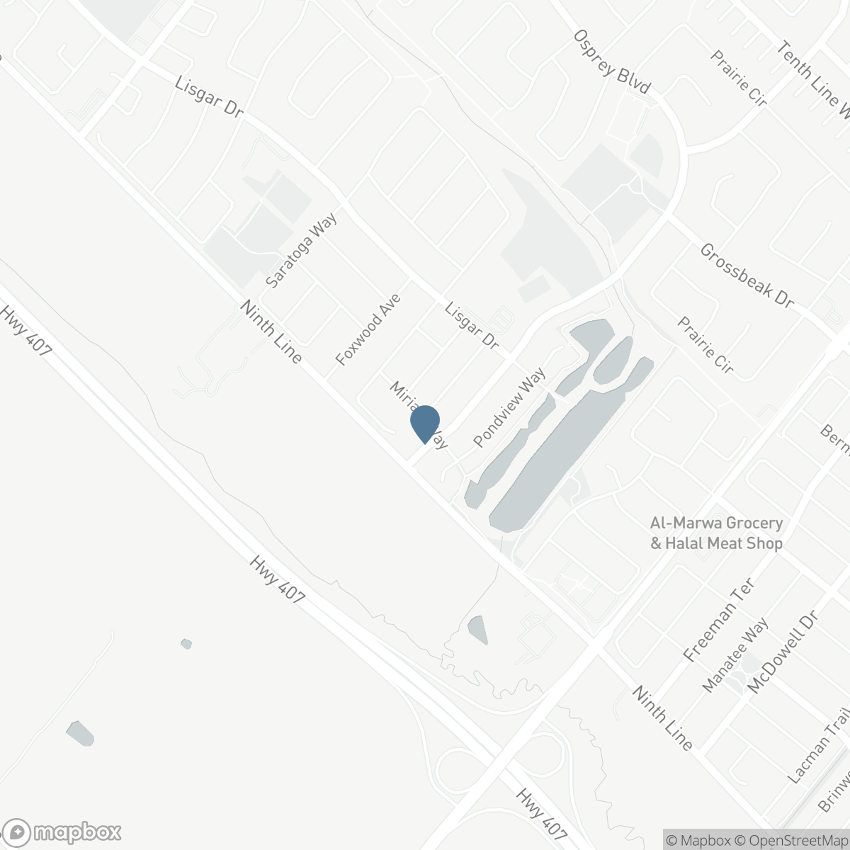 6214 MIRIAM WAY, Mississauga, Ontario L5N 8J6